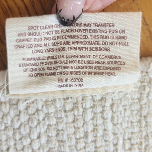 The Farmhouse by Rachel Ashwell “Pumpkin Harvest” Decorative Rug 27″ × 45″ NWT - Picture 11 of 11